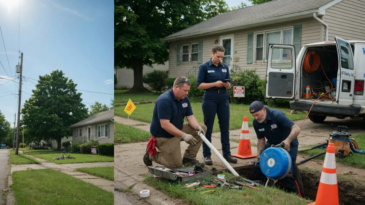 Sewer Line Repair in Branchville, IN near me